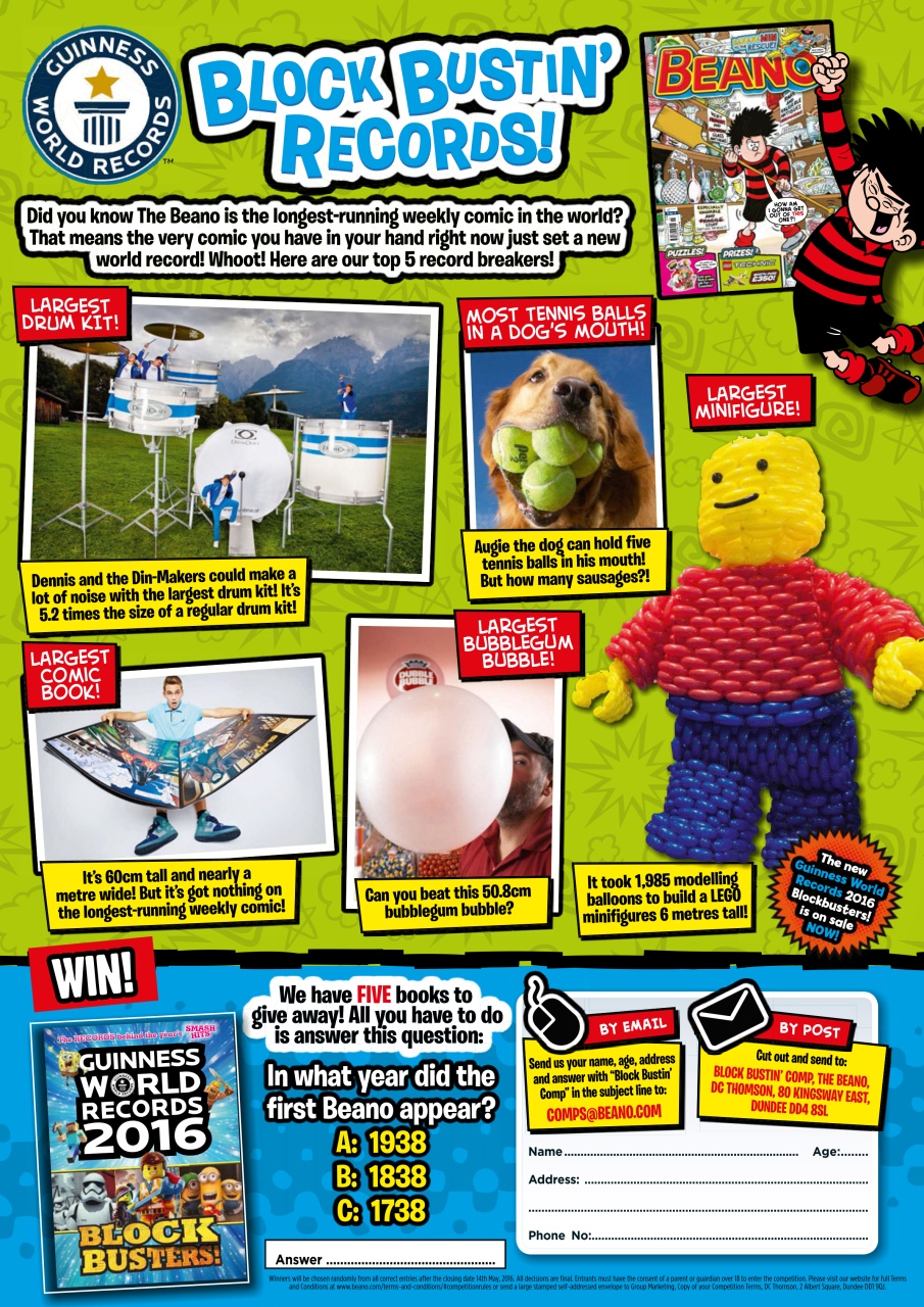 Beano Preview Pages