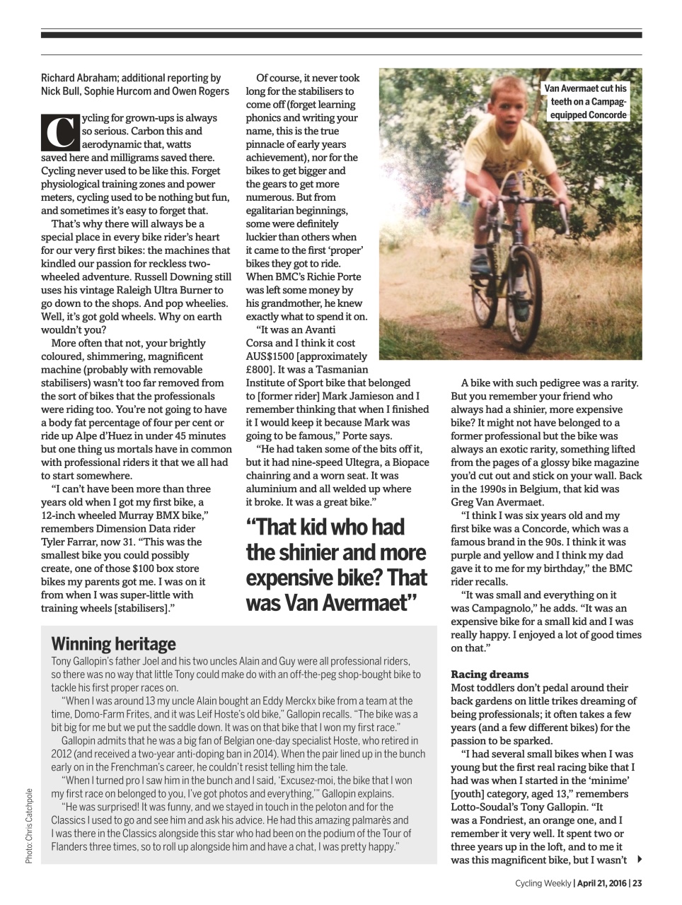 Cycling Weekly Preview Pages