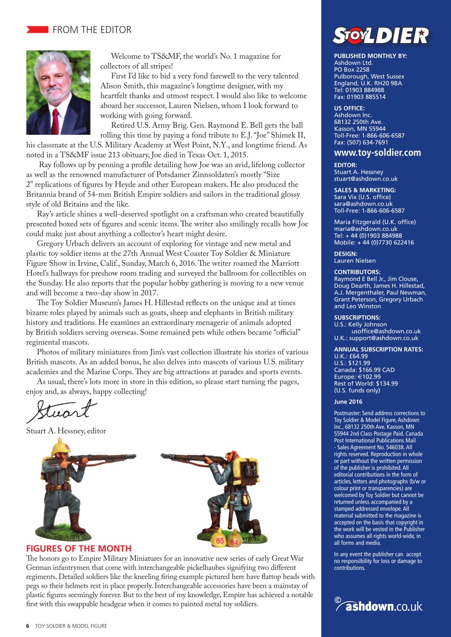 Toy Soldier & Model Figure Preview Pages