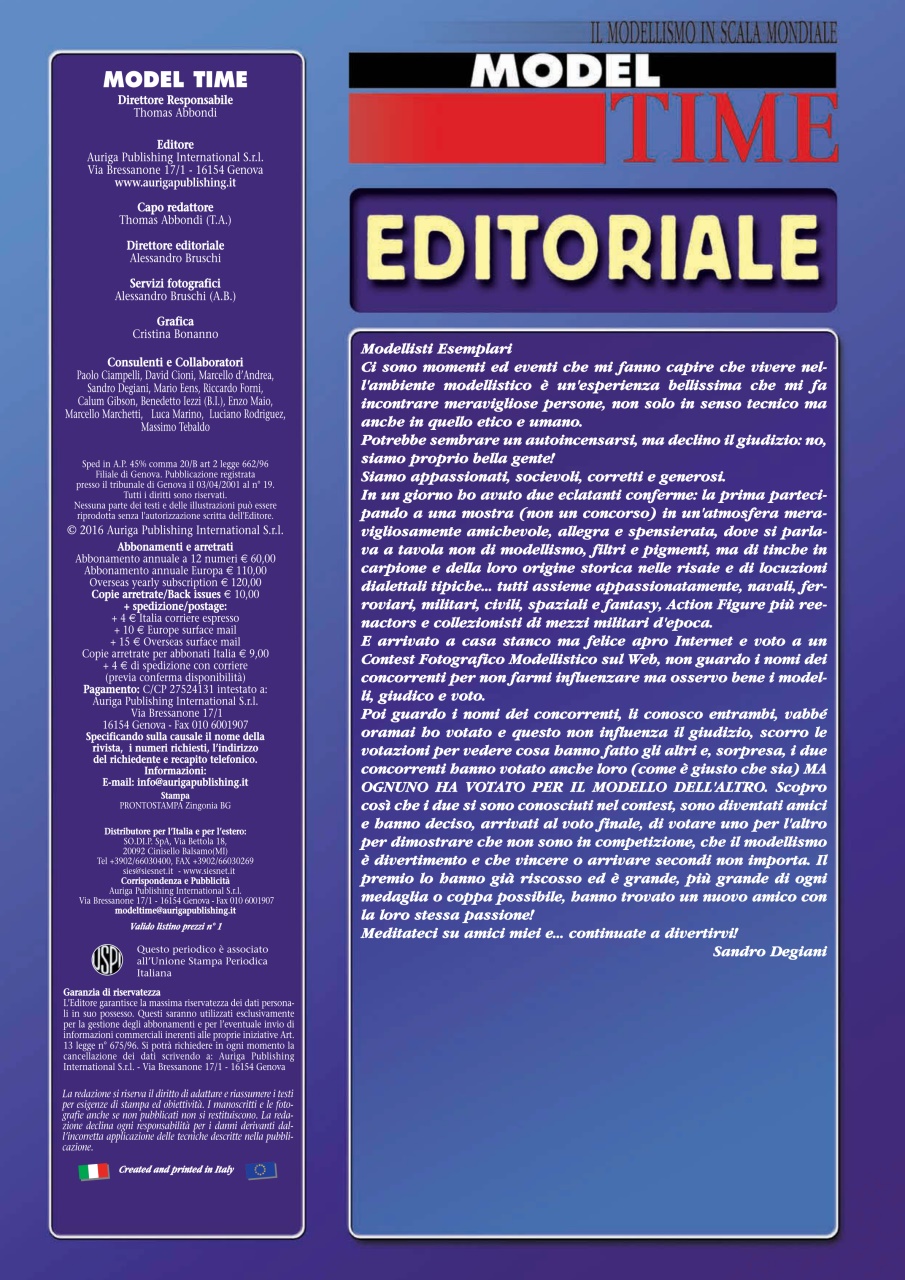 Model Time Preview Pages