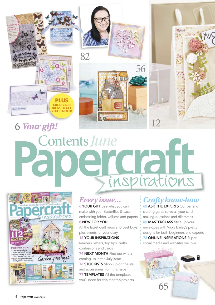 Papercraft Inspirations Preview Pages