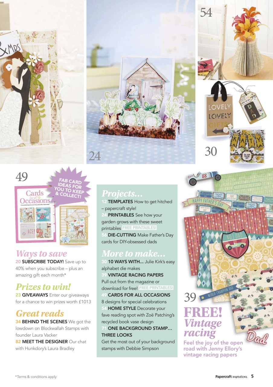 Papercraft Inspirations Preview Pages