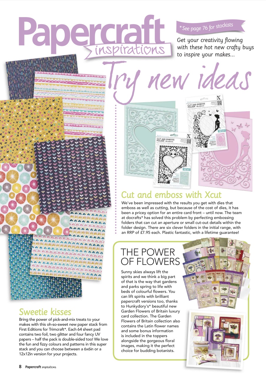 Papercraft Inspirations Preview Pages