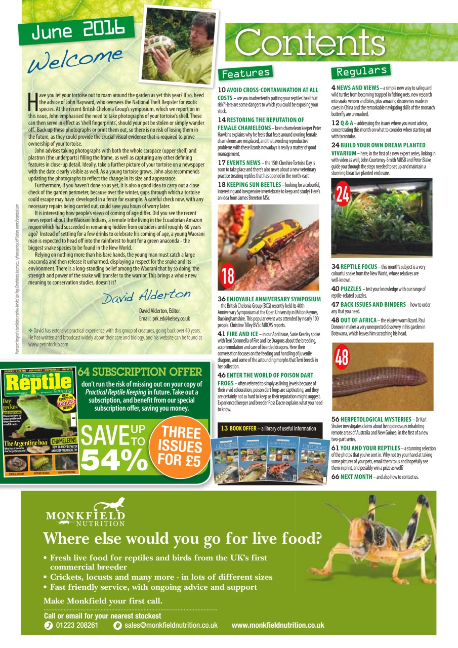 Practical Reptile Keeping Preview Pages