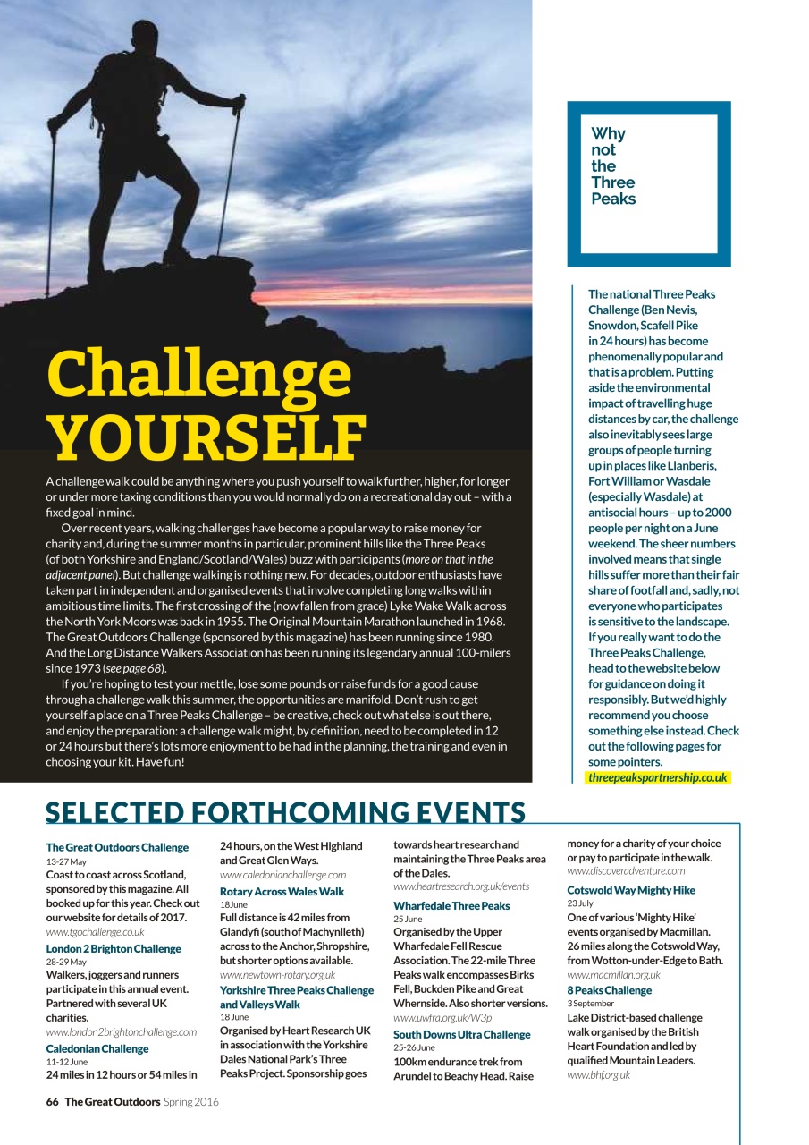 TGO - The Great Outdoors Magazine Preview Pages