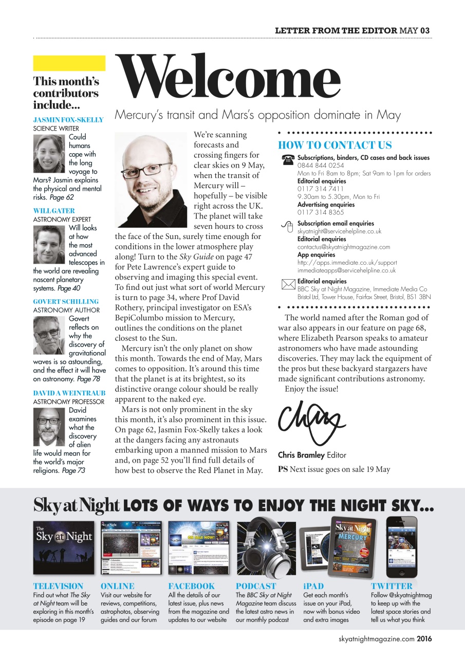 BBC Sky at Night Magazine Preview Pages
