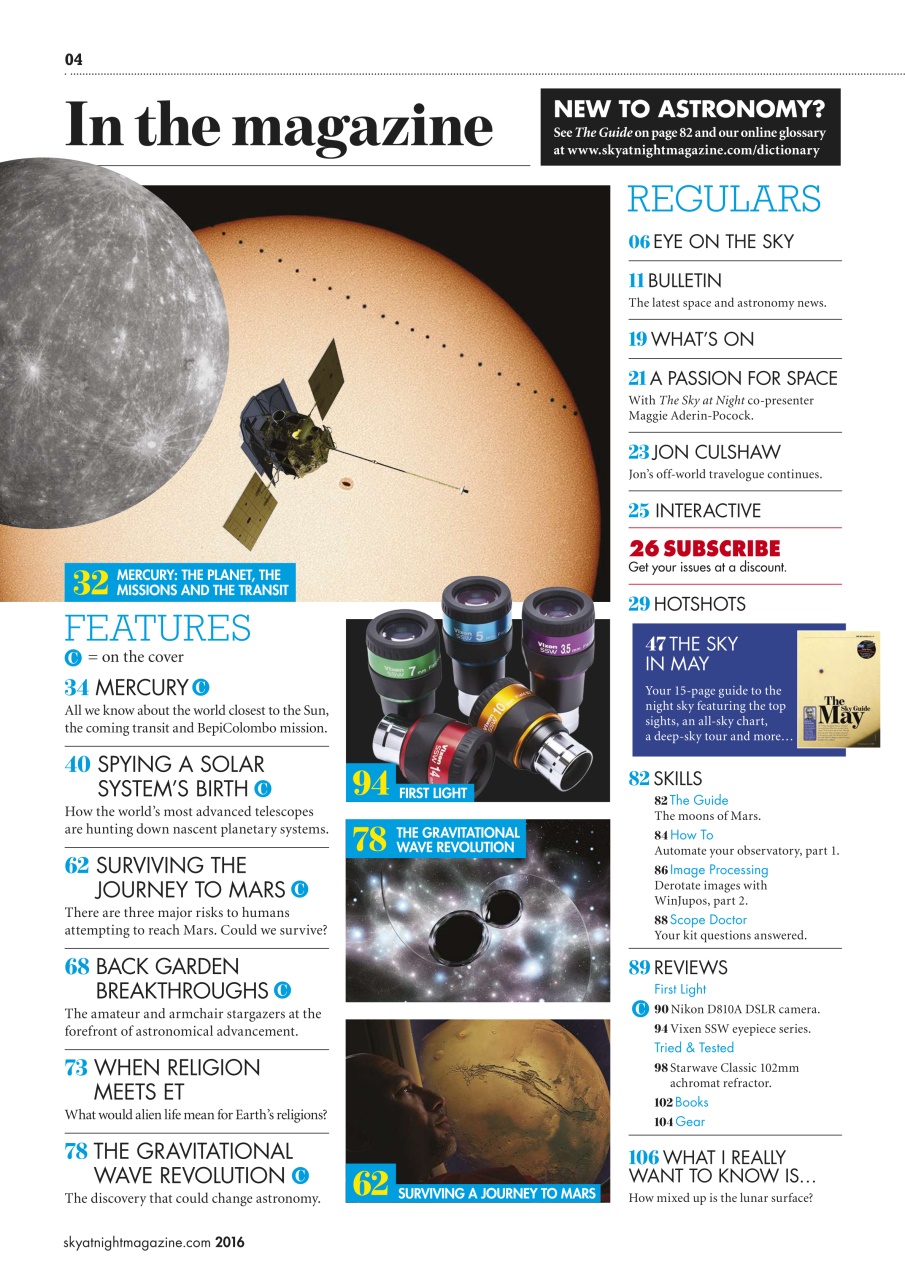 BBC Sky at Night Magazine Preview Pages