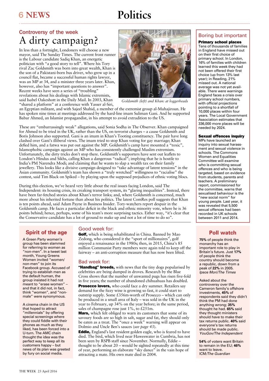 The Week Preview Pages