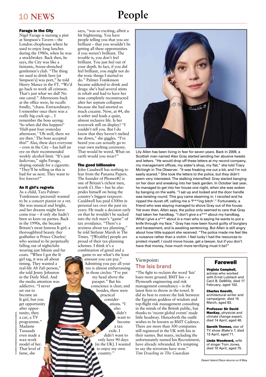 The Week Preview Pages