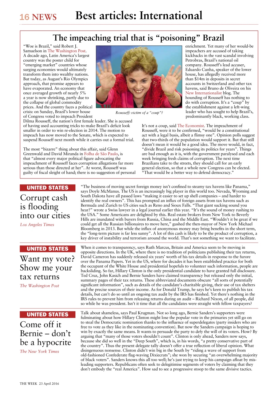 The Week Preview Pages