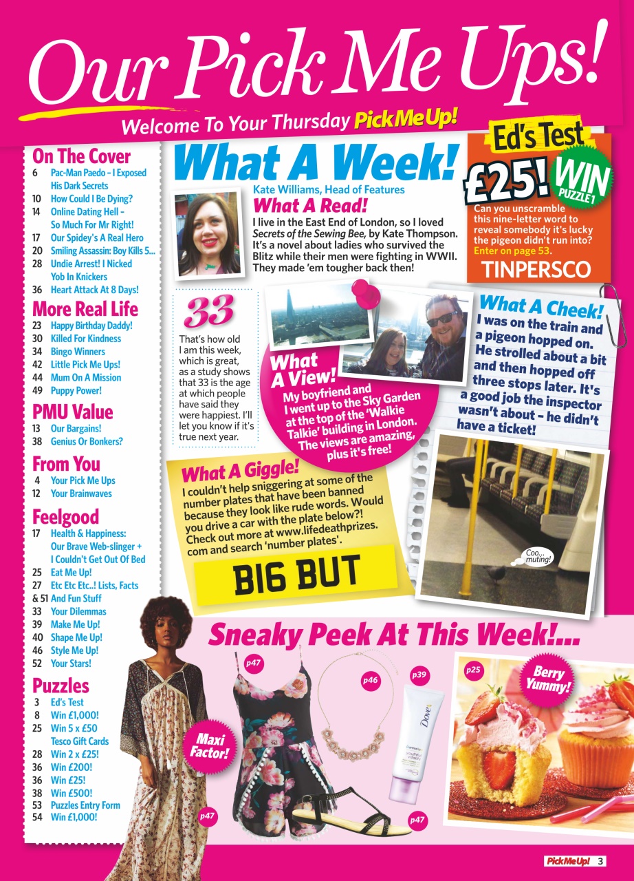 Pick Me Up Preview Pages