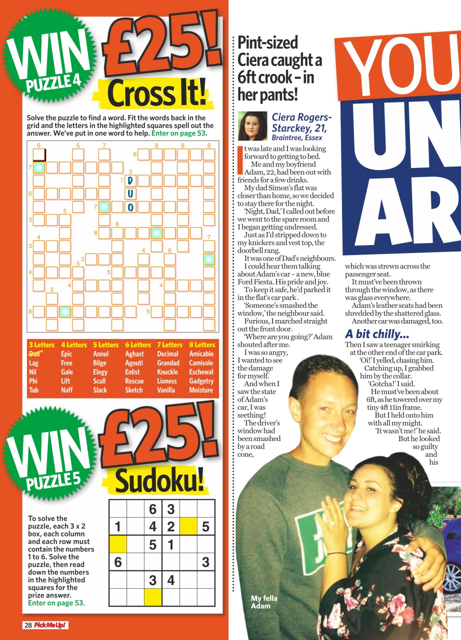 Pick Me Up Preview Pages