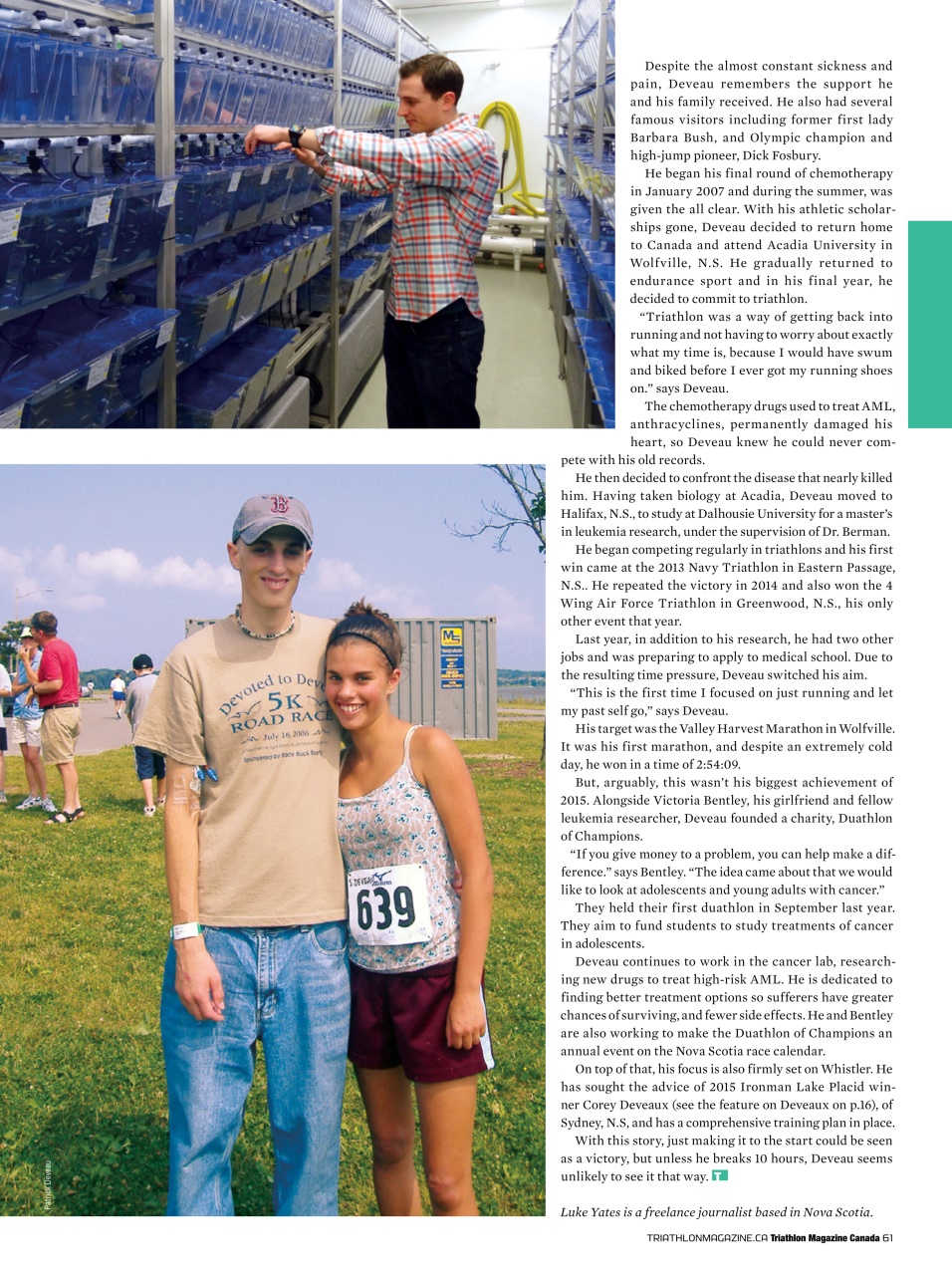 Triathlon Magazine Canada Preview Pages