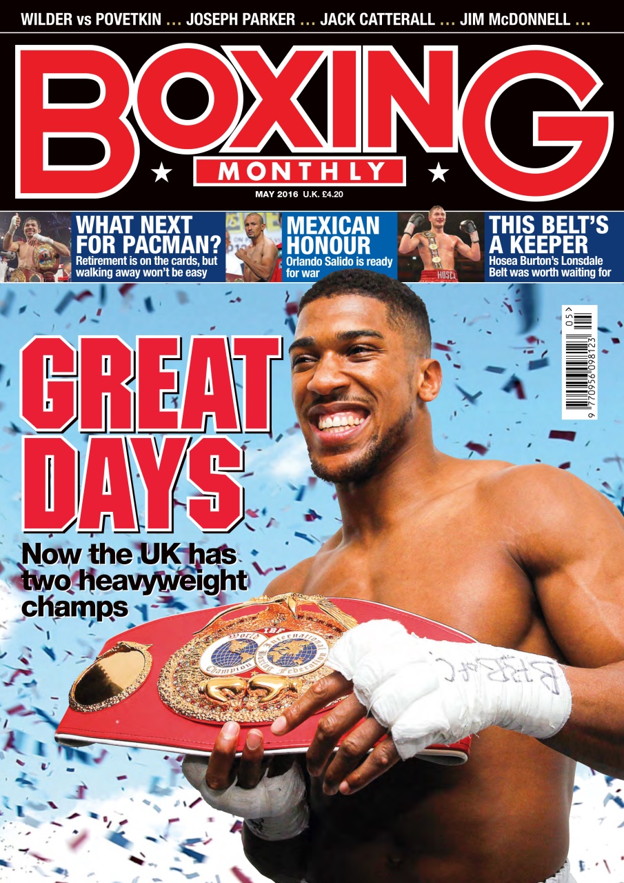Boxing Monthly Preview Pages