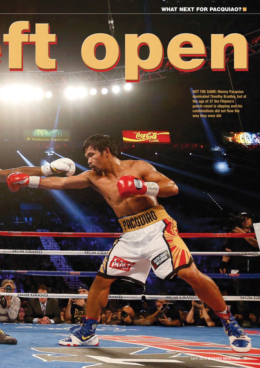 Boxing Monthly Preview Pages