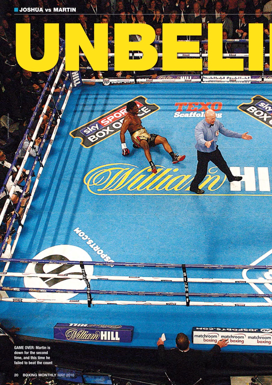 Boxing Monthly Preview Pages