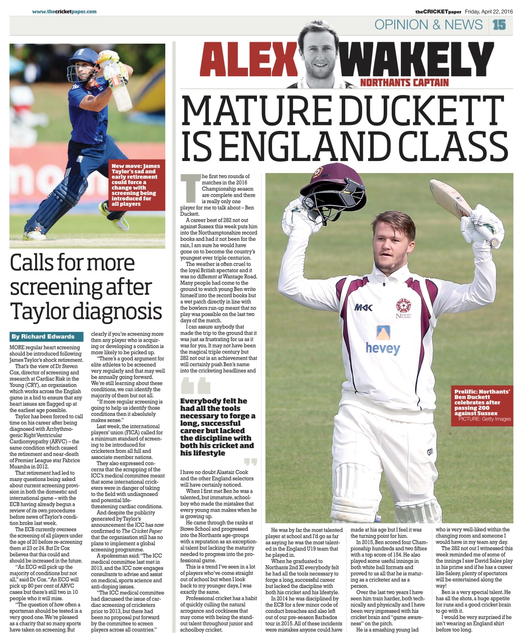 The Cricket Paper Preview Pages