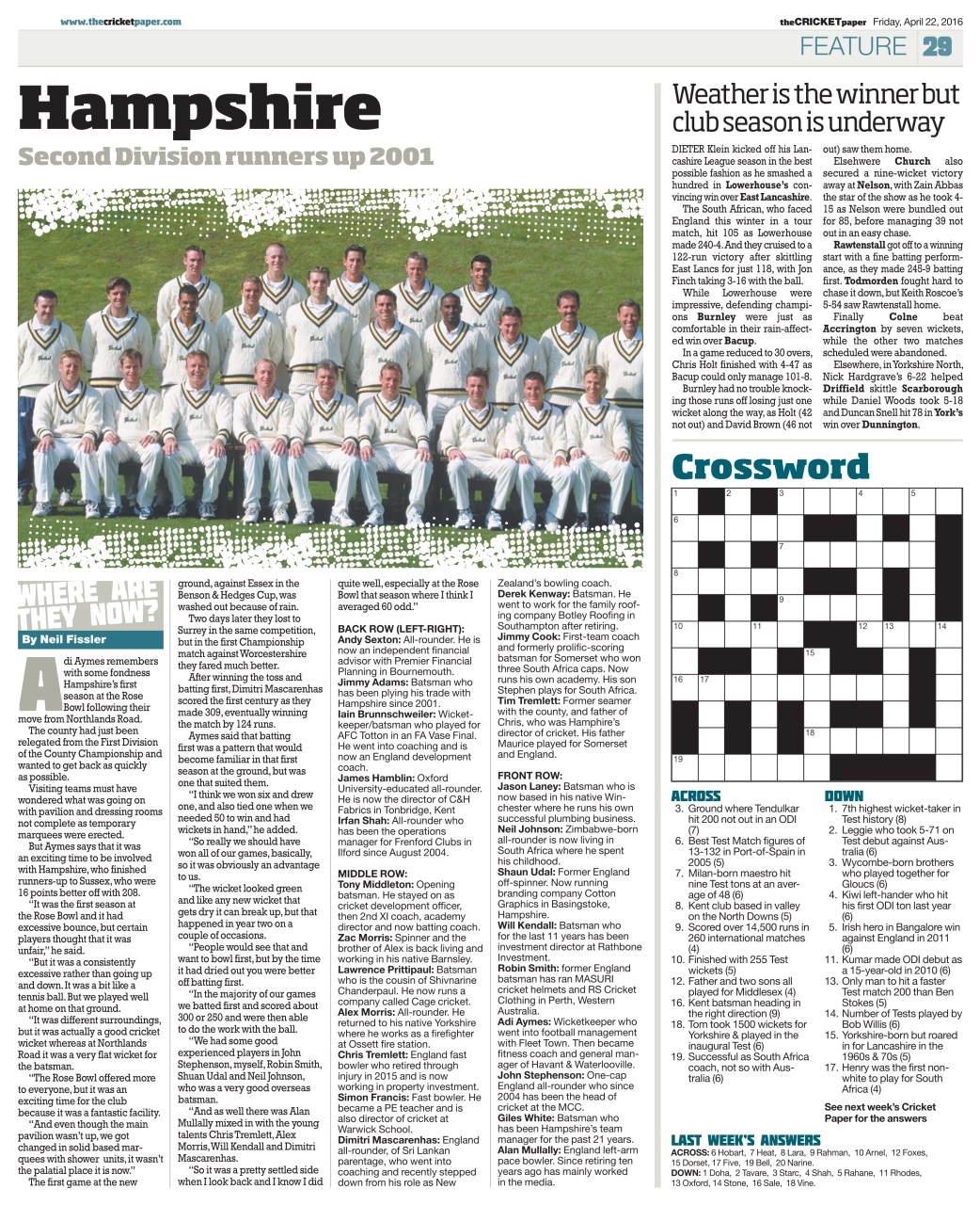 The Cricket Paper Preview Pages