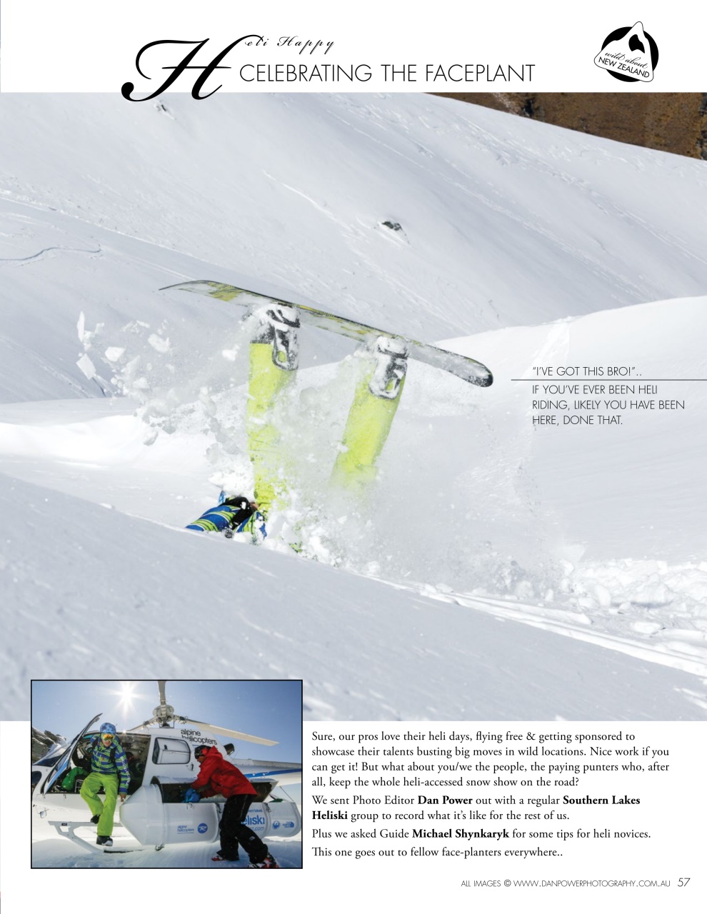 Snow Action Preview Pages