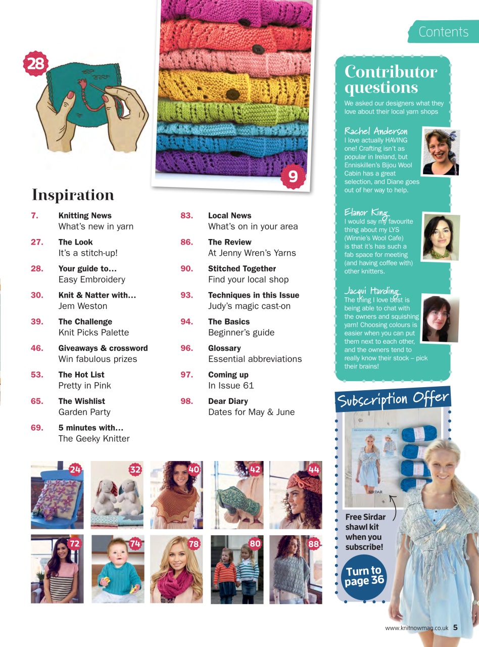 Knit Now Preview Pages