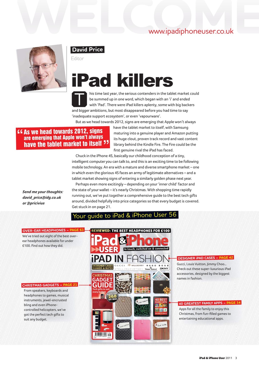 iPad and iPhone User Preview Pages