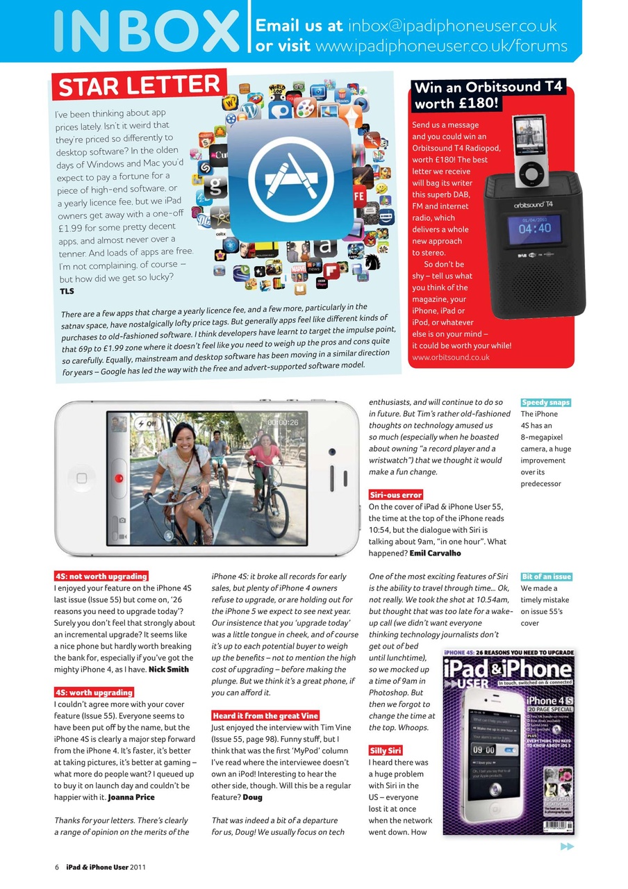 iPad and iPhone User Preview Pages