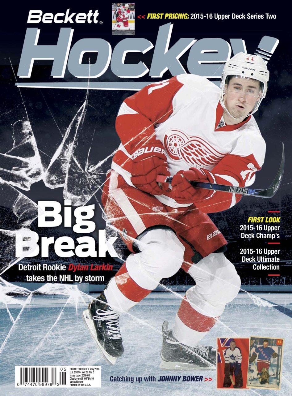 Beckett Hockey Magazine Preview Pages
