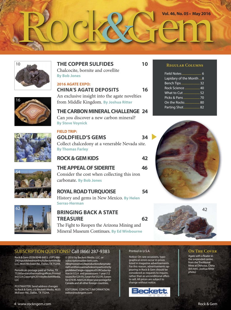 Rock&Gem Magazine Preview Pages