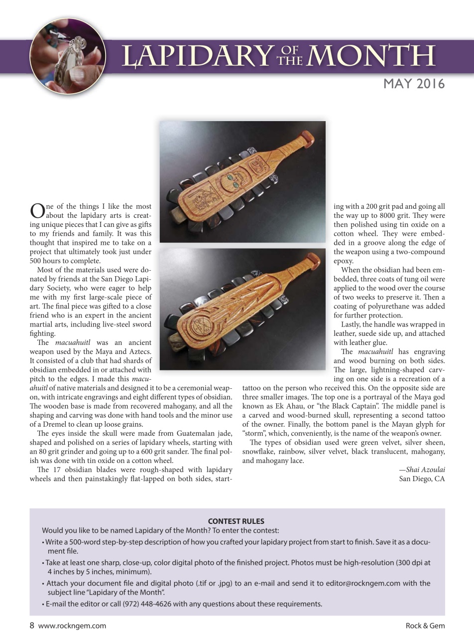 Rock&Gem Magazine Preview Pages