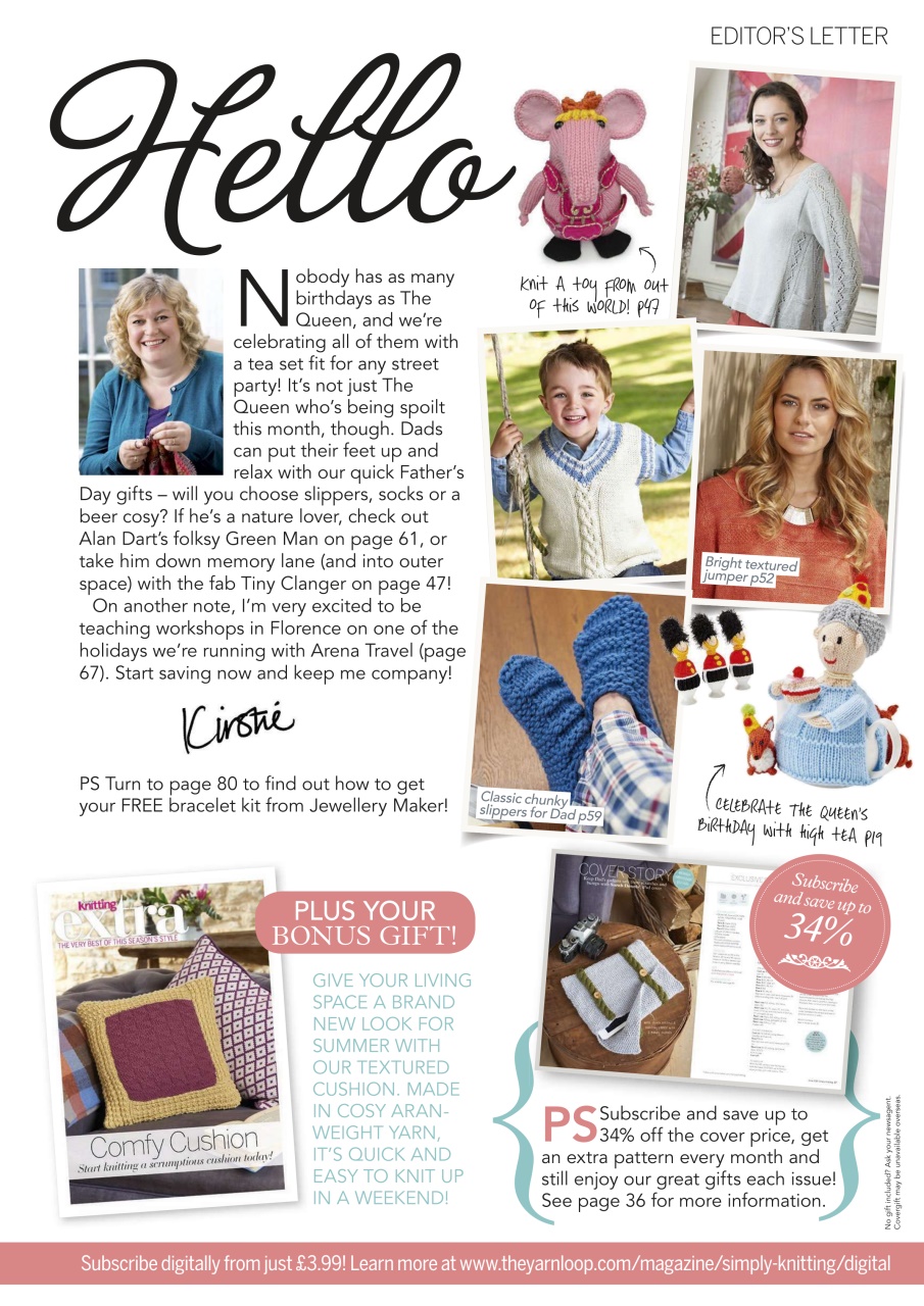 Simply Knitting Preview Pages