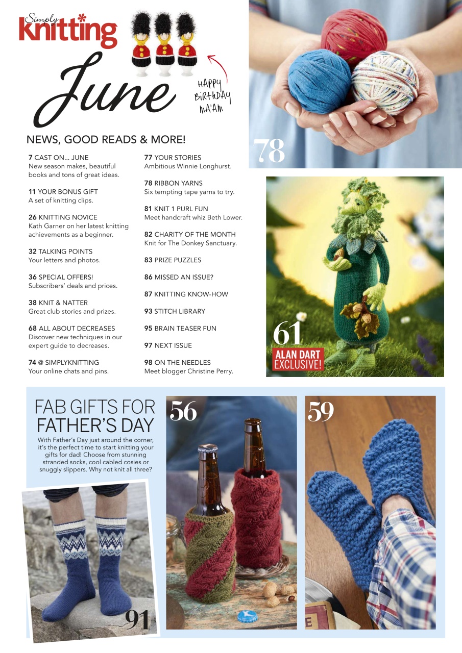 Simply Knitting Preview Pages