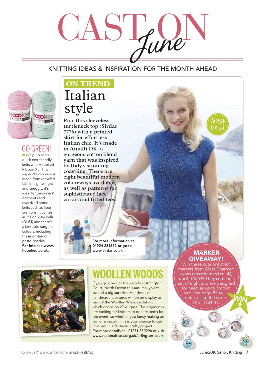 Simply Knitting Preview Pages