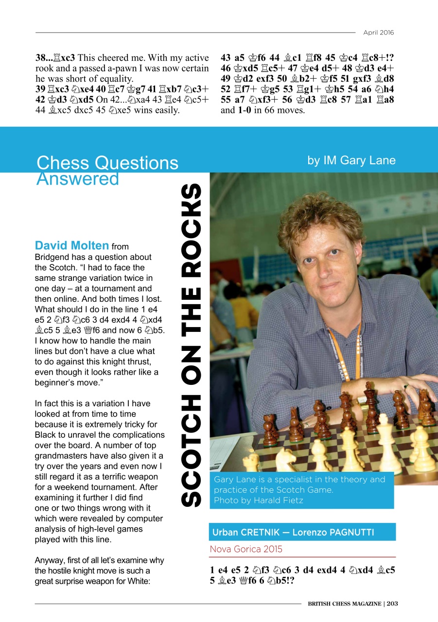 British Chess Magazine Preview Pages