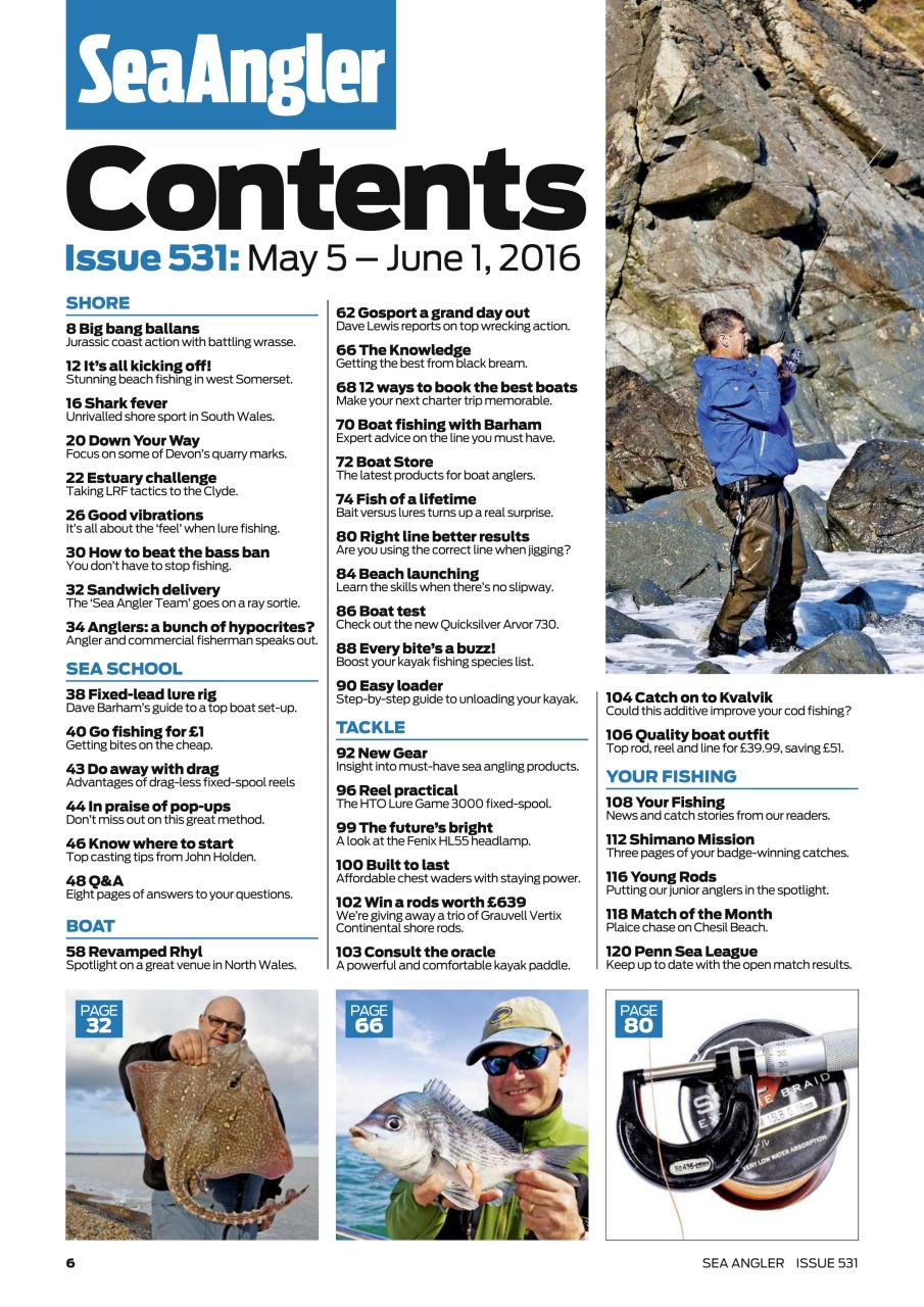 Sea Angler Preview Pages