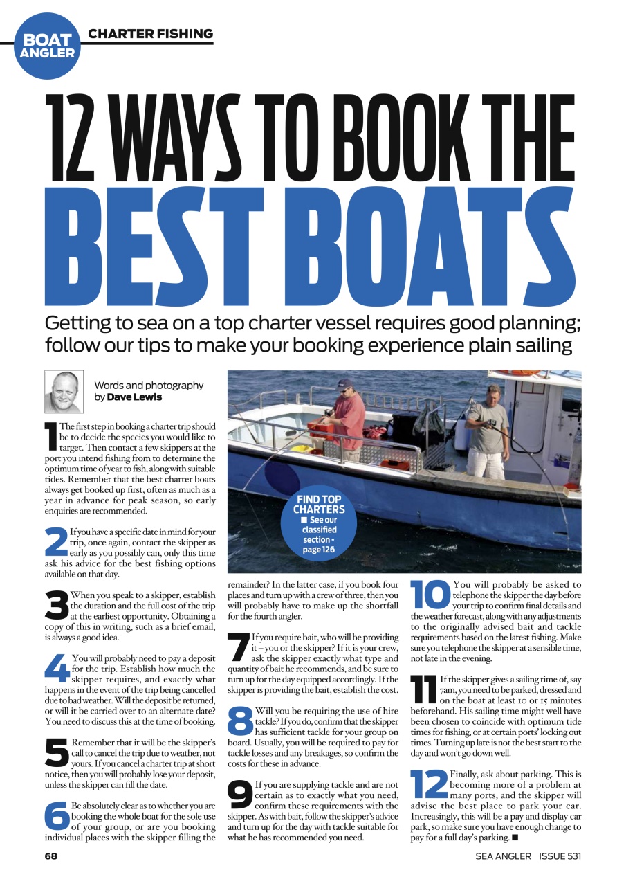 Sea Angler Preview Pages