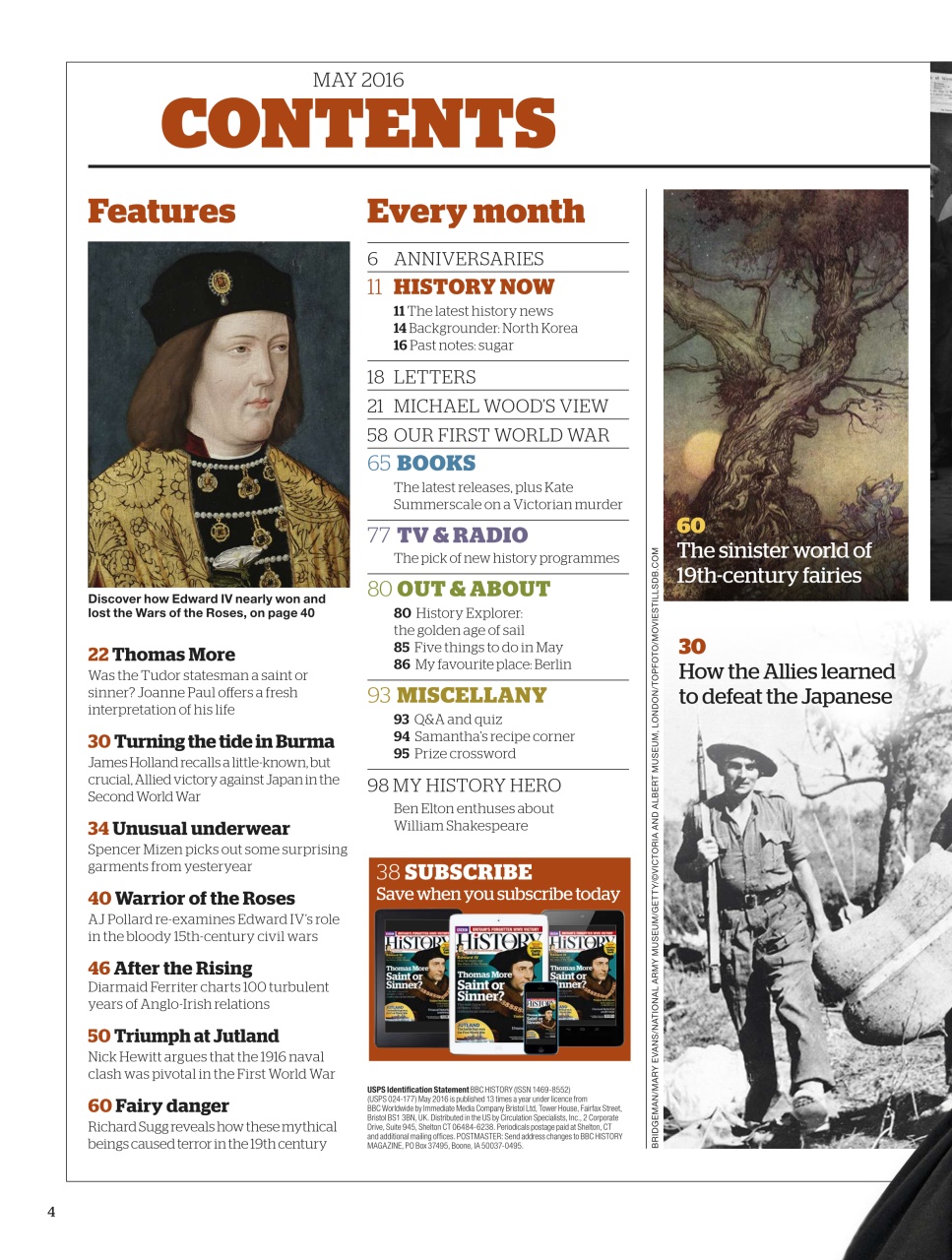 BBC History Magazine Preview Pages