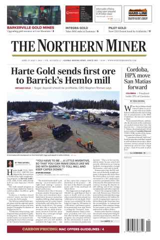 The Northern Miner issue Vol. 102 No. 11