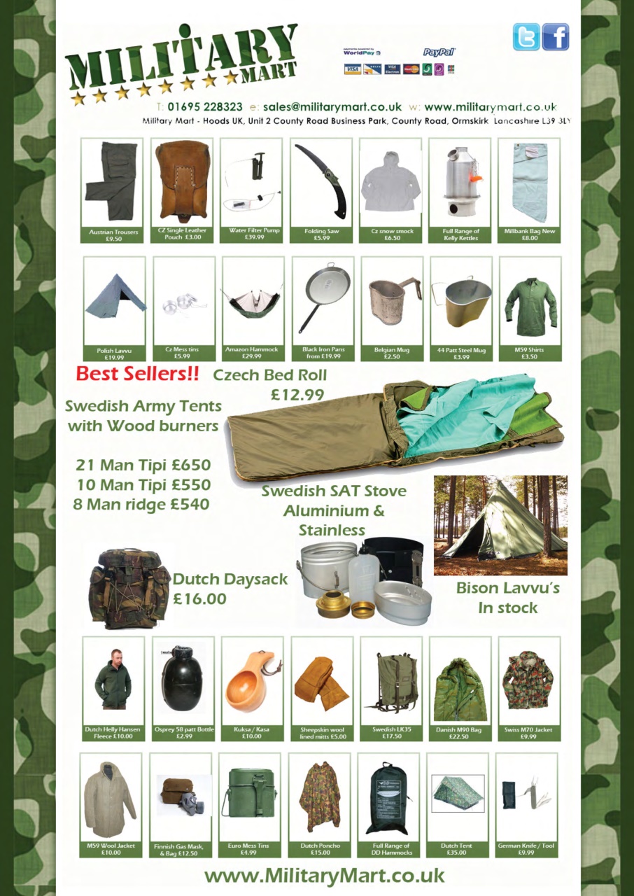 Bushcraft & Survival Skills Magazine Preview Pages