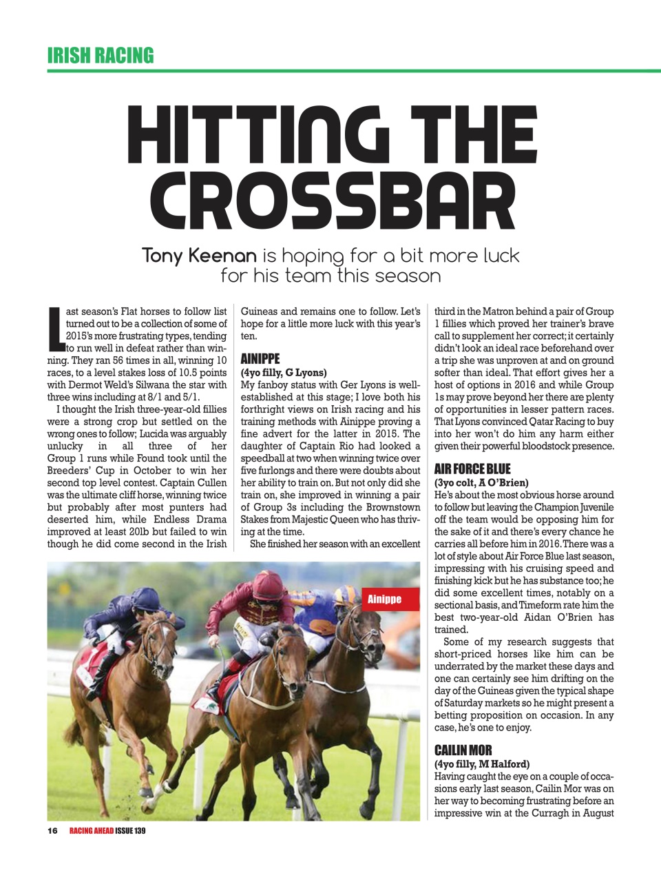 Racing Ahead Preview Pages