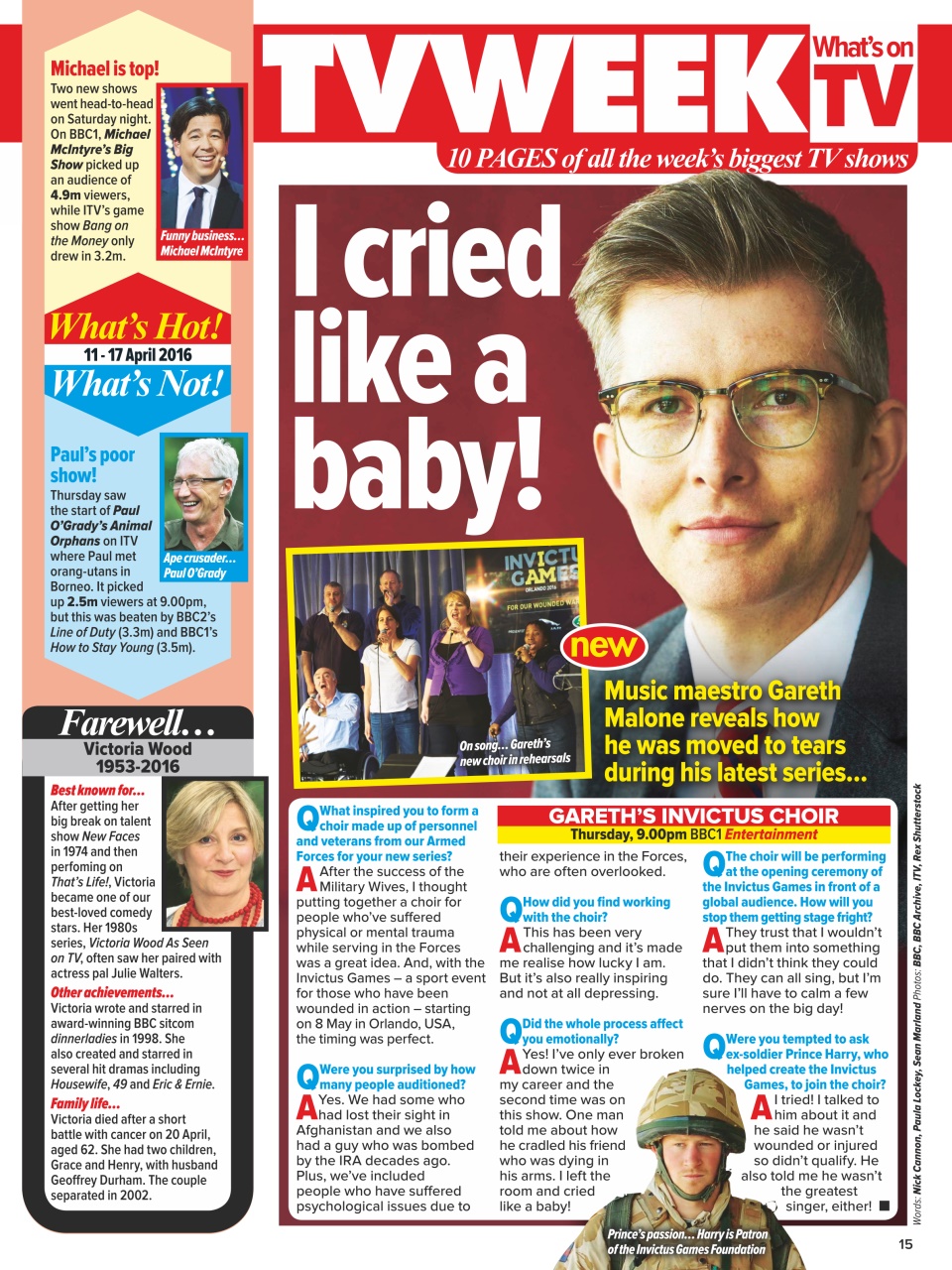 What's on TV Preview Pages