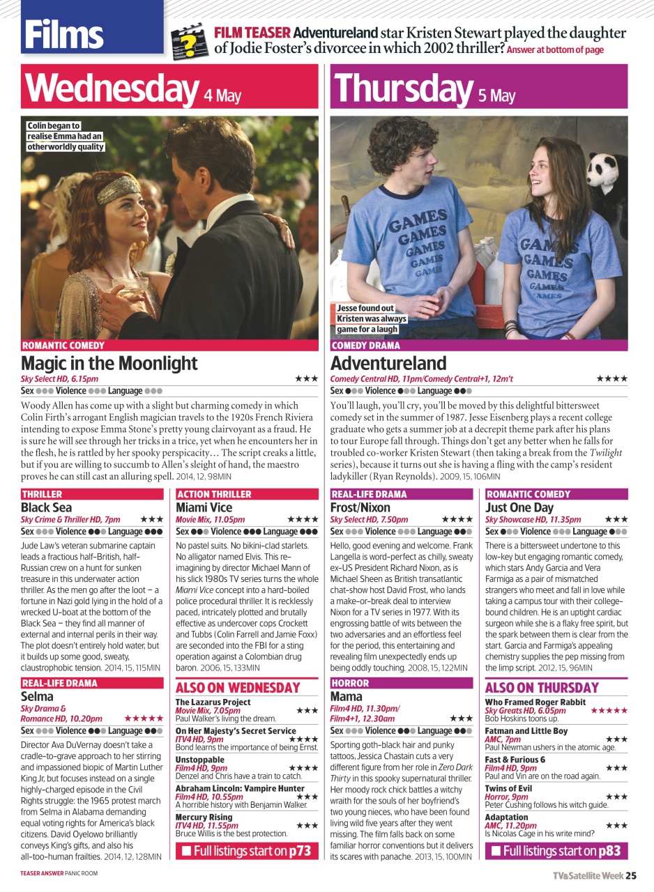 TV & Satellite Week Preview Pages