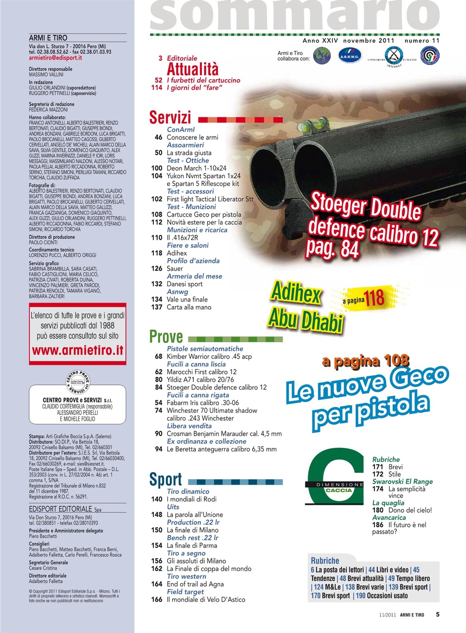 Armi E Tiro Preview Pages