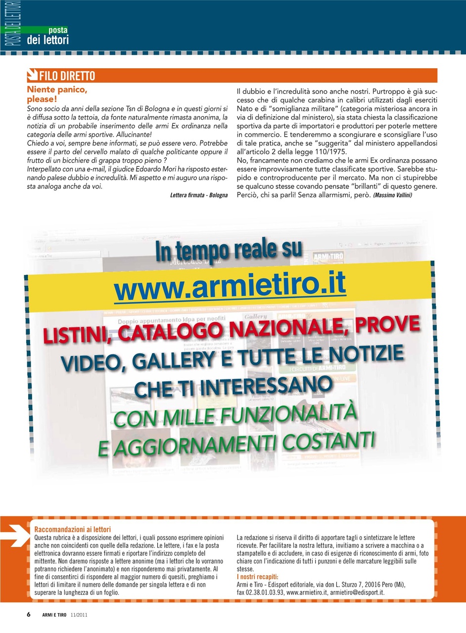 Armi E Tiro Preview Pages