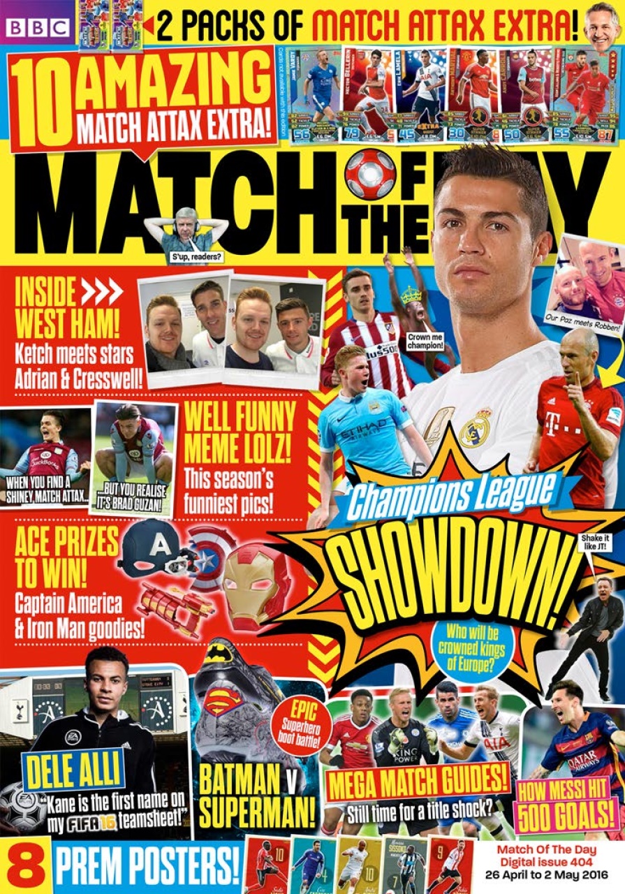 Match of the Day Preview Pages