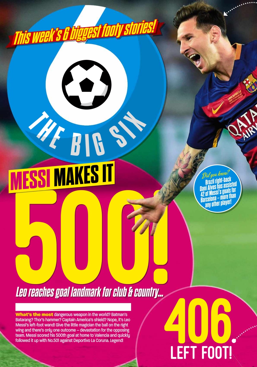 Match of the Day Preview Pages