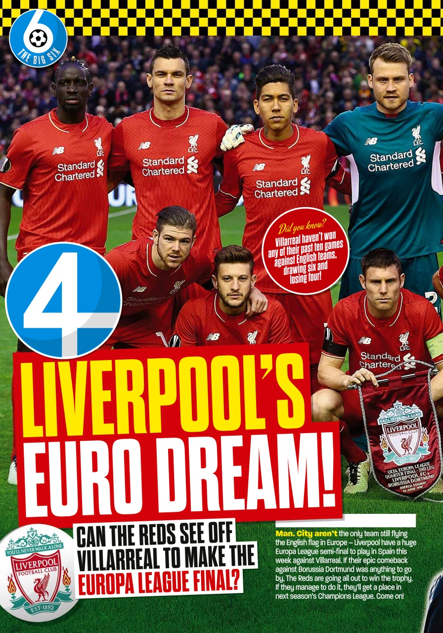 Match of the Day Preview Pages