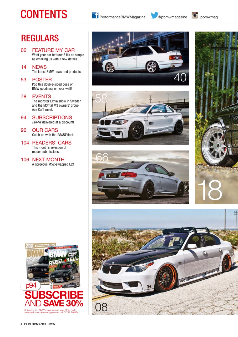 Performance BMW Preview Pages