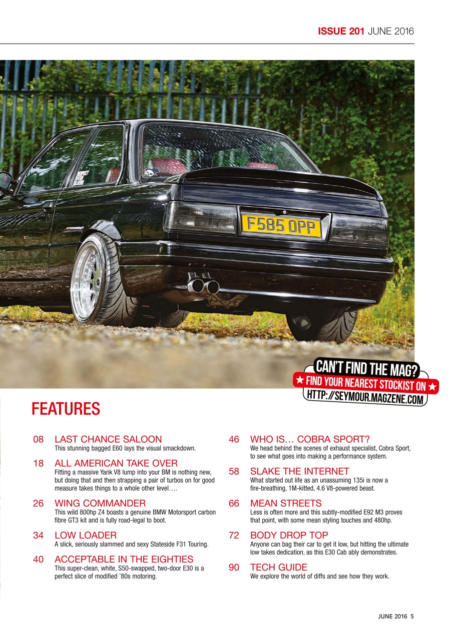 Performance BMW Preview Pages