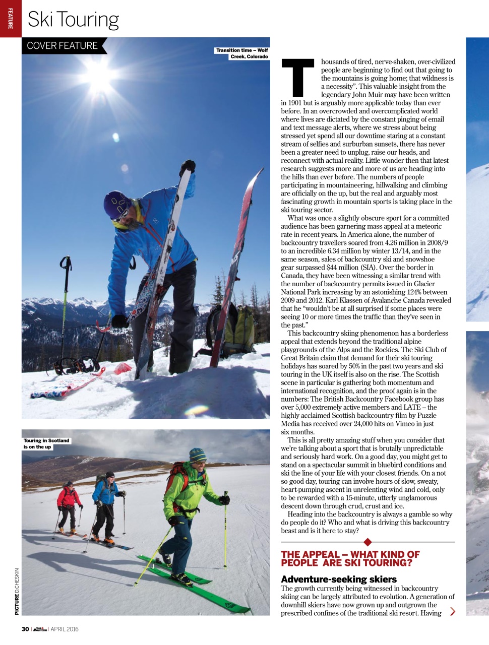 Trek & Mountain Magazine Preview Pages