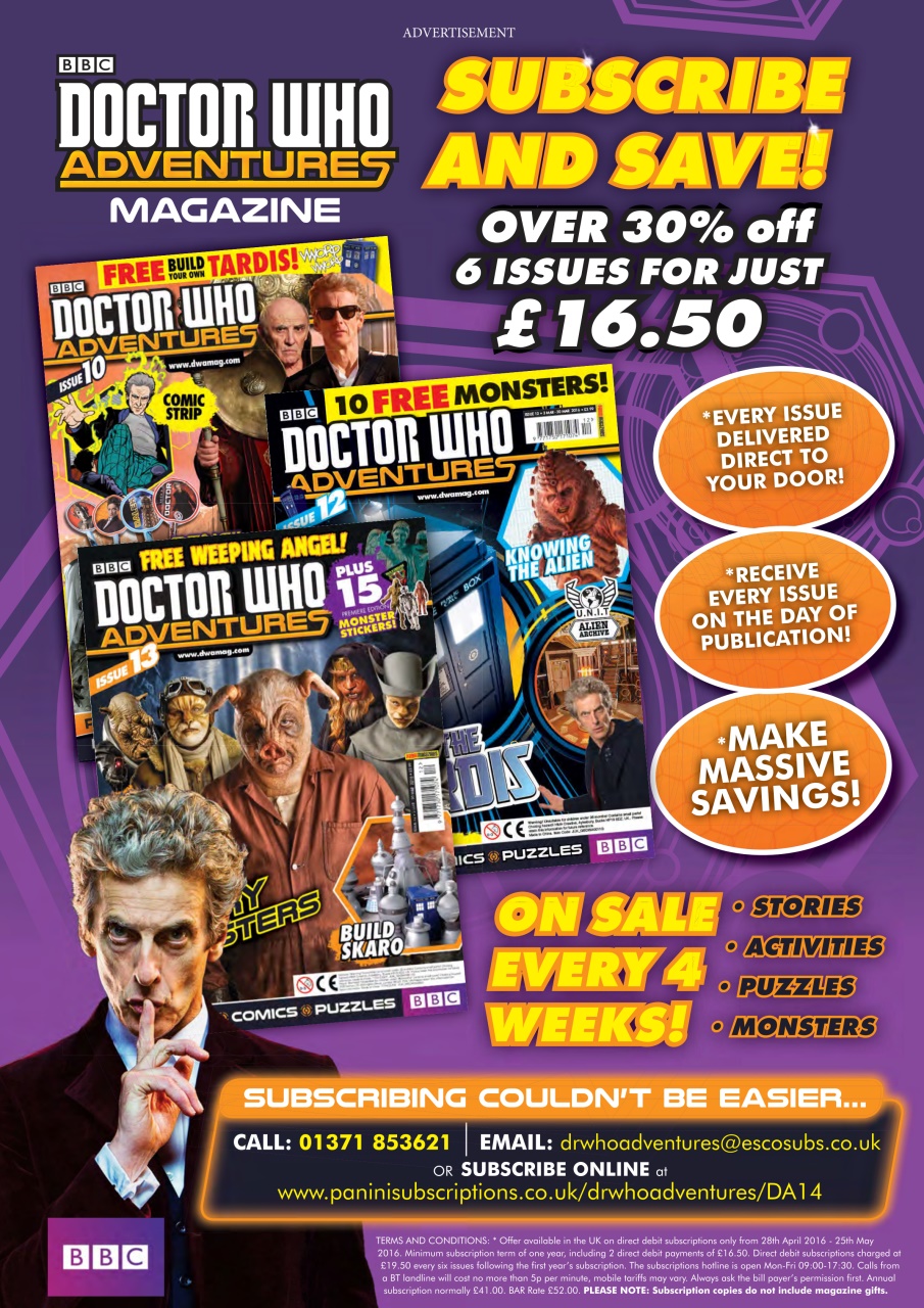Doctor Who Adventures Magazine Preview Pages